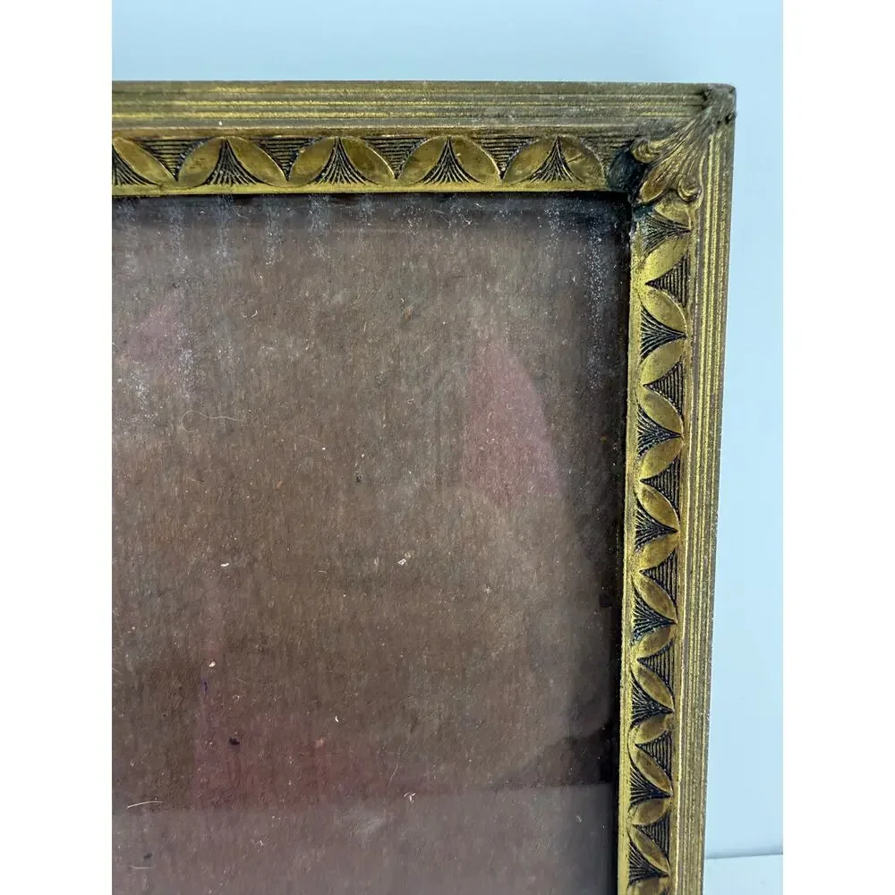 Vintage Ornate Gold Tone Metal Picture Frame 8x10 Regency Victorian Photo Decor